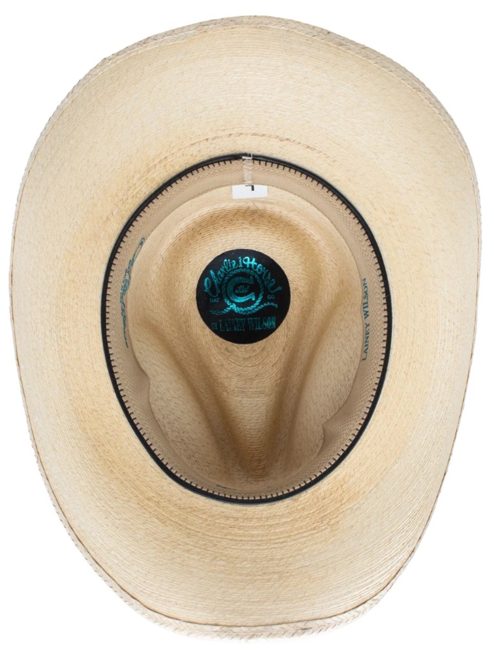 LANEY WILSON CHARLIE 1 HORSE WOMEN'S STRAW "ROAD RUNNER" COWBOY HAT Size M NWT - Picture 6 of 16